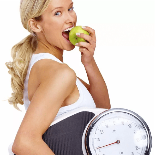 We lose weight correctly