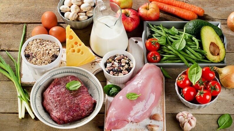Protein and vegetable foods to lose weight in a week.
