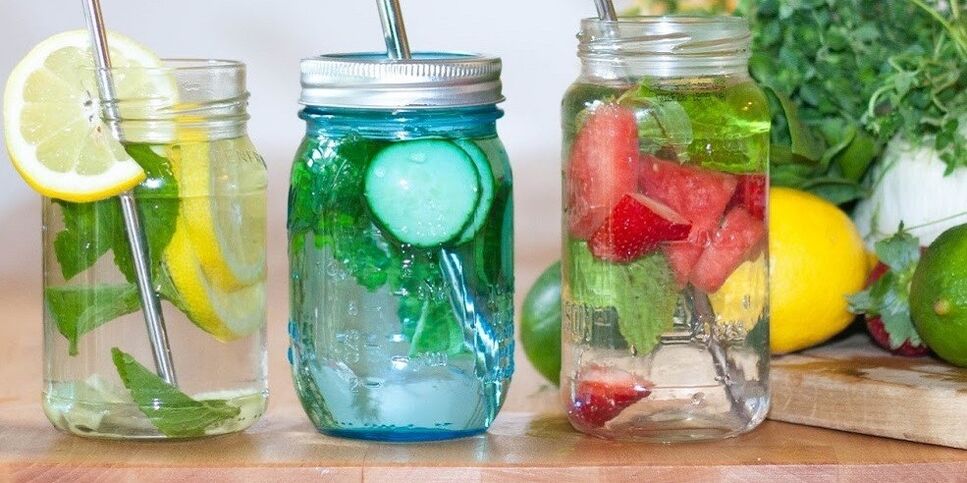 fruit water to drink diet
